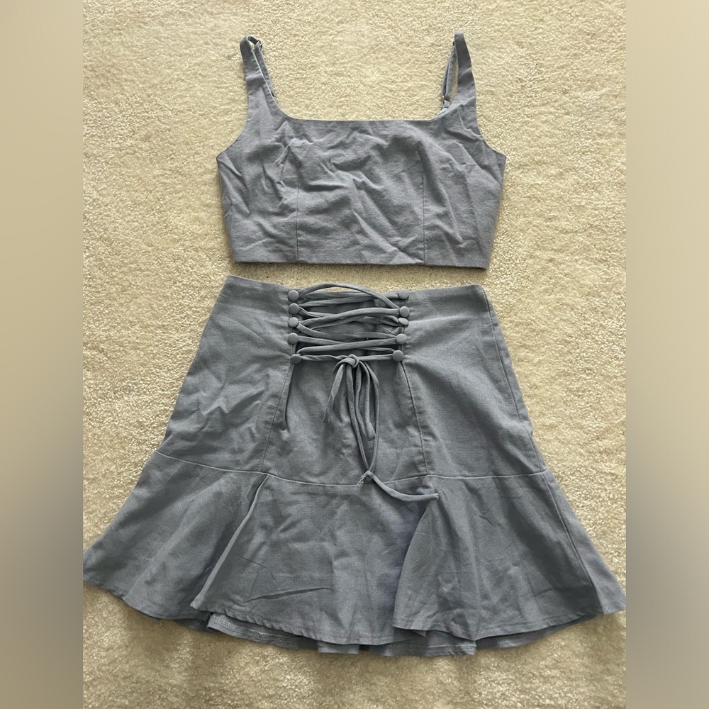 Princess Polly Light Blue Set